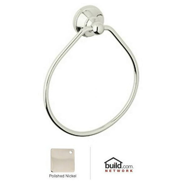 Rohl U.6634PN Polished Nickel Georgian Era 7" Towel Ring