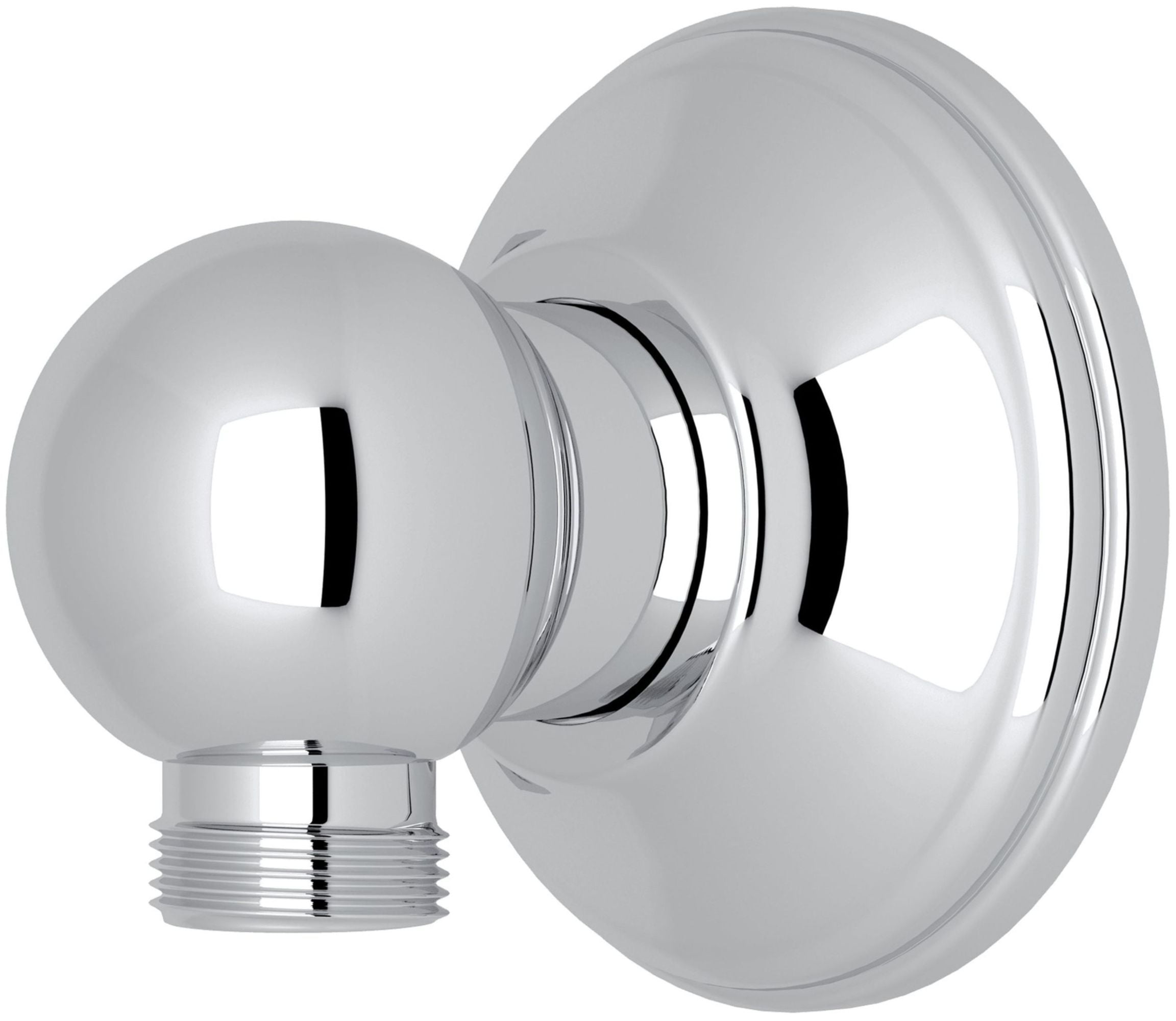 Polished Chrome Traditional Wall Hand Shower Connector
