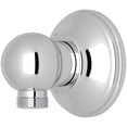 thumbnail image 1 of Rohl Wall Outlet 1/2"F Npt Round Connection With Brass Sliding Flange In Polished Chrome To Hose And Handshower, 1 of 6
