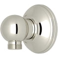 thumbnail image 1 of Rohl Wall Outlet 1/2"F Npt Round Connection With Brass Sliding Flange In Polished Nickel To Hose And Handshower, 1 of 6