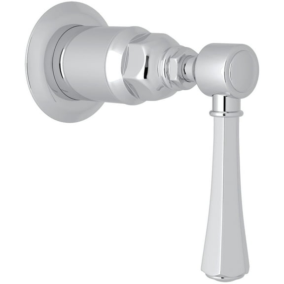 Rohl We2319lmto Wellsford Single Handle 3 Function Diverter / Volume Control Valve Trim Polished Chrome