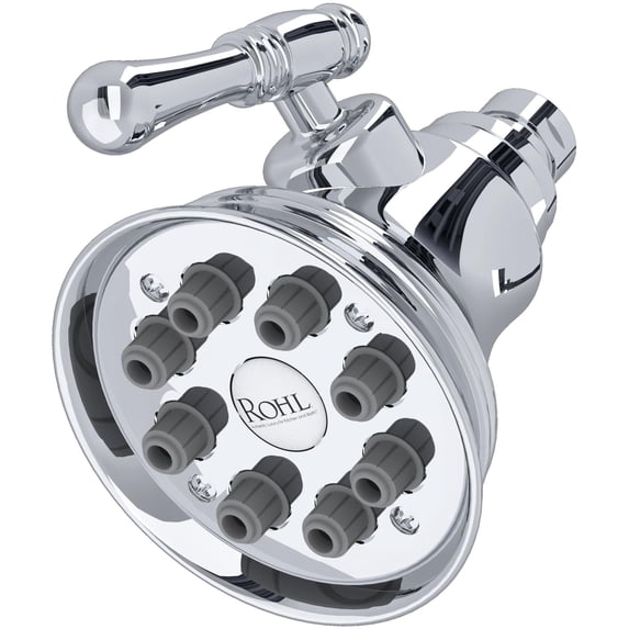Rohl Wi0123 Mantova 1.8 GPM Multi Function Rain Shower Head - Chrome