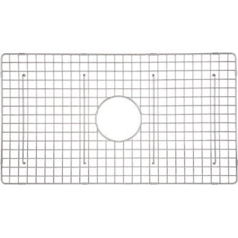 Stainless Steel Wire Sink Grid with Center Drain
