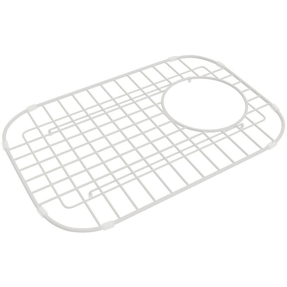 Rohl Wsg6327sm Allia 14-7/16" L X 9-9/16" W Stainless Steel Basin Rack - Off White