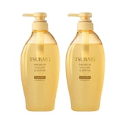 Hair Professional Repair Tsubaki Premium Volume & Repair Shampoo 450ml  Pack of 2   with Camellia Oil For Dry, Damaged Hair