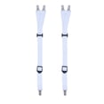 thumbnail image 1 of Rohuuque 2 PC Mens Shirt Stays Non-Slip Shirt Stay Garter Adjustable Elastic Straps with Secure Locking Clips White, 1 of 4