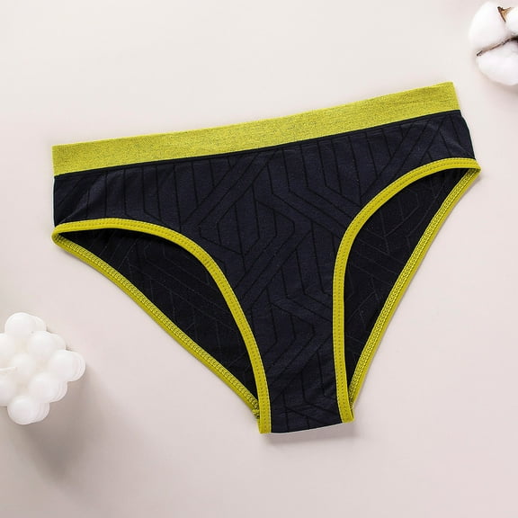 ZQUUVOU Butt Lifting Panties for Women Contrasting Low-rise Cheeky Briefs Invisibles Hip-lifting Panties Briefs Green
