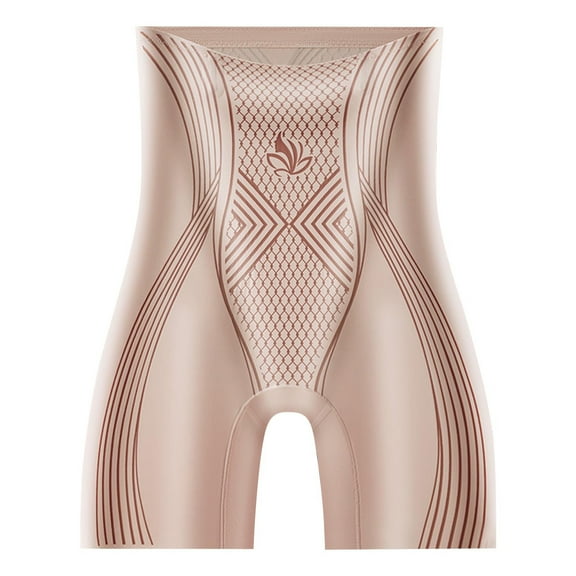 Rohuuque Butt Lifting Panties for Women Curvy Printed Boyshorts Shapewear Tummy Control Shorts High Waist Training Panties Khaki