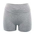 thumbnail image 1 of Rohuuque Butt Lifting Panties for Women Mid Rise Cotton Boyshorts Underwear Full Coverage Invisibles Soft Stretch Boxer Briefs Gray, 1 of 3
