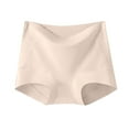 thumbnail image 1 of Rohuuque Cotton Boyshorts for Women Breathable Underwear Boxers Cotton Underwear Invisibles High Waisted Control Briefs Beige, 1 of 5