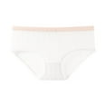 thumbnail image 1 of Rohuuque Cotton Underwear for Women Lace Trim Hipster Panties Soft Moisture Wicking Cotton Bikini Briefs Underwear Pink, 1 of 3