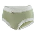 thumbnail image 1 of ZQUUVOU Cotton Underwear for Women No Show Invisibles Cotton Hipster Panties Low Rise Soft Stretch Breathable Bikini Underwear Green, 1 of 3