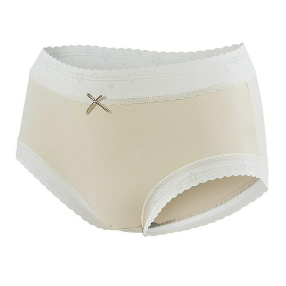 ZQUUVOU Cotton Underwear for Women No Show Invisibles Cotton Hipster Panties Low Rise Soft Stretch Breathable Bikini Underwear Khaki