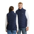 thumbnail image 1 of ZQUUVOU Men's and Women's Heated Vest Unisex 9-Zonet 3-Temp Heating Ves Thermal Coat Jacket with Pocket Zipper Blue, 1 of 8