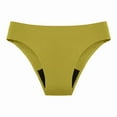 thumbnail image 1 of Rohuuque Period Panties for Women Low Waisted Invisibles T-thong Thong Briefs No Show Period Cheeky Panties Underwear Green, 1 of 3