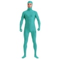 thumbnail image 1 of Rohuuque Unisex Full Body Suit Solid Color Stretch Spandex Unitard with Attached Socks and Gloves for Dance and Performance Art Olive Green, 1 of 5