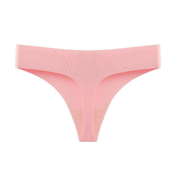 Rohuuque Women's Bikini Bottom Ice Silk Cooling Briefs Low Rise Panties Full Coverage Bathing Suit Bottoms Swimsuit Bottom Pink