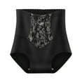 thumbnail image 1 of ZQUUVOU Women's Lace Body Shaper Tummy Control Panties High Waist Shaping Panties Butt Lifting Invisibles Underwear Black, 1 of 5