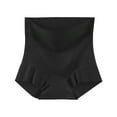thumbnail image 1 of Rohuuque Women's Lace Panties Body Shaper Tummy Control Panties Curvy Butt Lifting Boyshort Breathable Underwear Black, 1 of 2