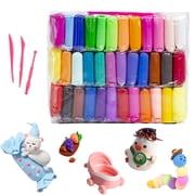 Rohy Modeling Clay Kit for Kids 36 Colors Air Dry Ultra Light Clay Model Clay Safe