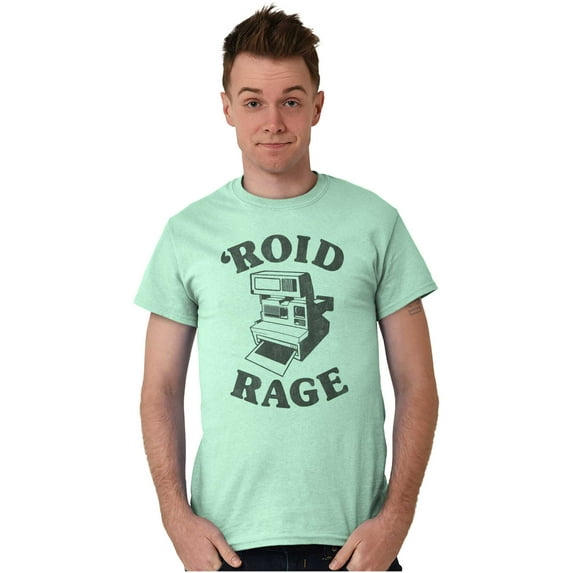 Roid Rage Photographer Develop Photo Plus Size Crewneck Graphic Tee Shirt Brisco Brands 2X