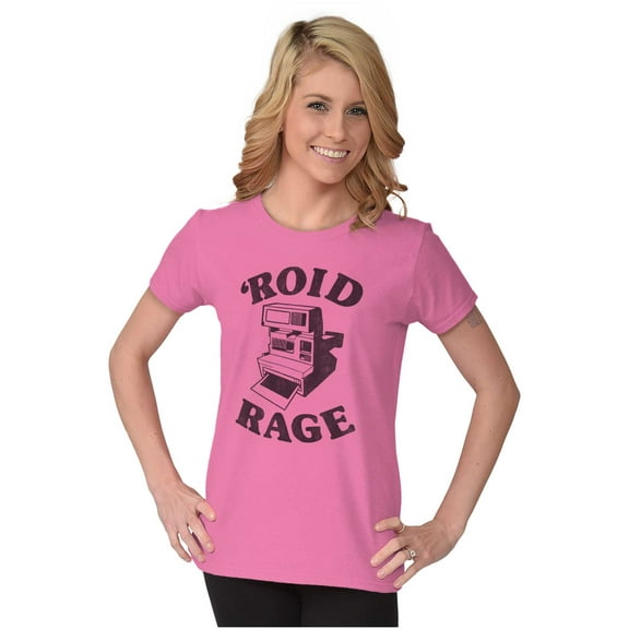 Roid Rage Photographer Develop Photo Womens Slim Fit Graphic Tee Brisco Brands X