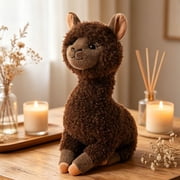 Roiihwy Alpaca Plush Toy, Soft Fluffy Llama Stuffed Animal Toy, Plushie Hug Pillow Valentines Day Birthday Christmas Wedding Anniversary Gifts for Girlfriend, Children & Friends