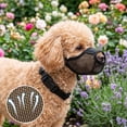 thumbnail image 1 of Roiihwy Breathable Mesh Dog Muzzle, Black Pet Mouth Guard Prevents Biting Barking Scavenging and Licking, 1 of 5