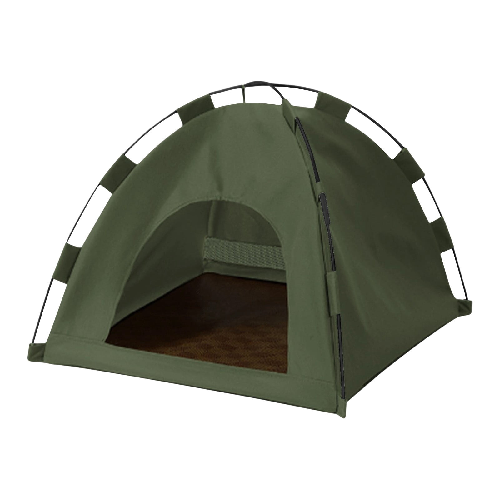 Roiihwy Cat Tent With Ground Nails Outdoor/Indoor 1.15ft, Cat and Dog Waterproof Tent House Washable, Cave Nest Bed for Cat, Bunny and Small Animal, GNM