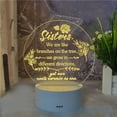 thumbnail image 1 of Roiihwy Desk Decor, Night Light Acrylic Ornament, for Sisters Lovers Mothers Day Gifts, R, 1 of 6