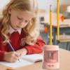 Roiihwy Electric Pencil Sharpener, Adjustable Pencil Tip Thickness, USB Power Supply in Classroom/Office/Home, Red