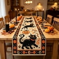 thumbnail image 1 of Roiihwy Fall Table Runner Home Party Decor 13x72 Inch Pumpkin Pattern Plaid, Seasonal Kitchen Dining Table Decoration, 1 of 6