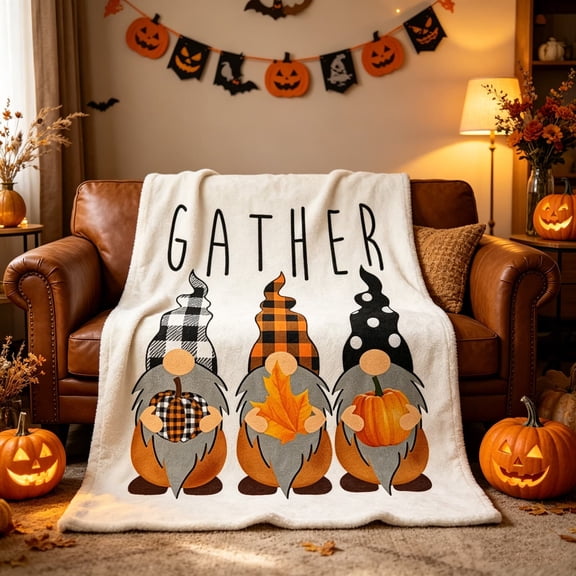 Roiihwy Ghost Halloween Throw Blankets, Cute Ghost Halloween Blanket Double Sided Spooky Flannel Throw Blanket, Cozy Ghost Plush Pillows Cushion for Couch Sofa Bed Decorations