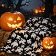 thumbnail image 1 of Roiihwy Halloween Throw Blanket, Bat Ghost Fall Plaid Blanket, Soft Fuzzy Plush Spooky Spider Bats Flannel Halloween Fleece Blankets Throws for Sofa, Couch, Chairs and Bed, 1 of 9