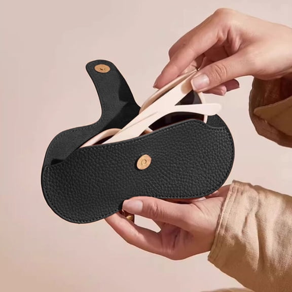 Roiihwy Hard Shells Glasses Case, Sunglasses Eyeglass Case, Portable Lightweight Lens Jacket for Glasse with Belt Loop for Travel