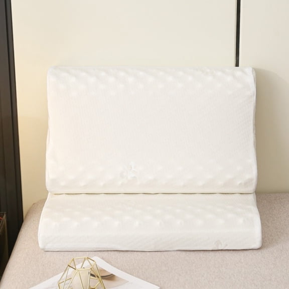 Roiihwy Latex Bed Pillows for Sleeping, Ergonomics Throw Pillows Inserts for Relief Neck Pain for Side Sleepers