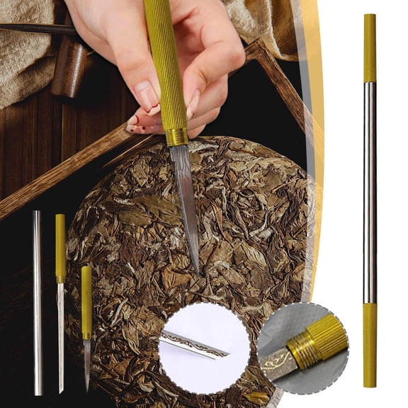 Roiihwy Multi Purpose Double Head Portable Fruit Knife With Sheath For Kitchen And Outdoor In Silver