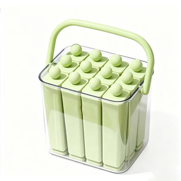 Roiihwy Multifunctional Ice Storage Box For Vacuum Storage, No Pump Needed Compressible Space Saver, Green