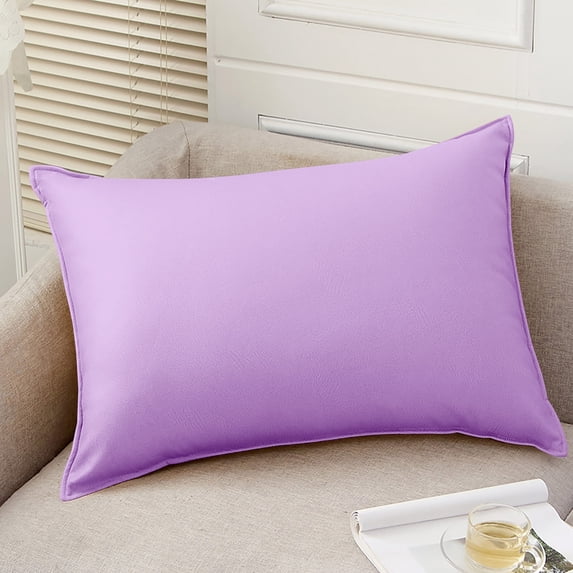 Roiihwy Outdoor Waterproof Light Purple Pillow Covers 12x20 Inch Rustic Decorative Throw Pillow Covers Cushion Case Rectangle for Patio Sofa Couch Home Bed Farmhouse Car Decor
