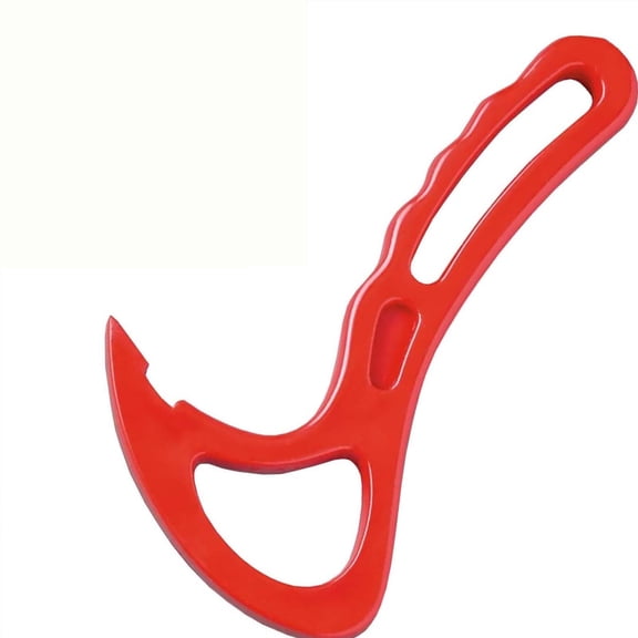 Roiihwy Pull Ring Can Opener Portable Plastic Tool, Easy Open Kitchen Gadget, Red