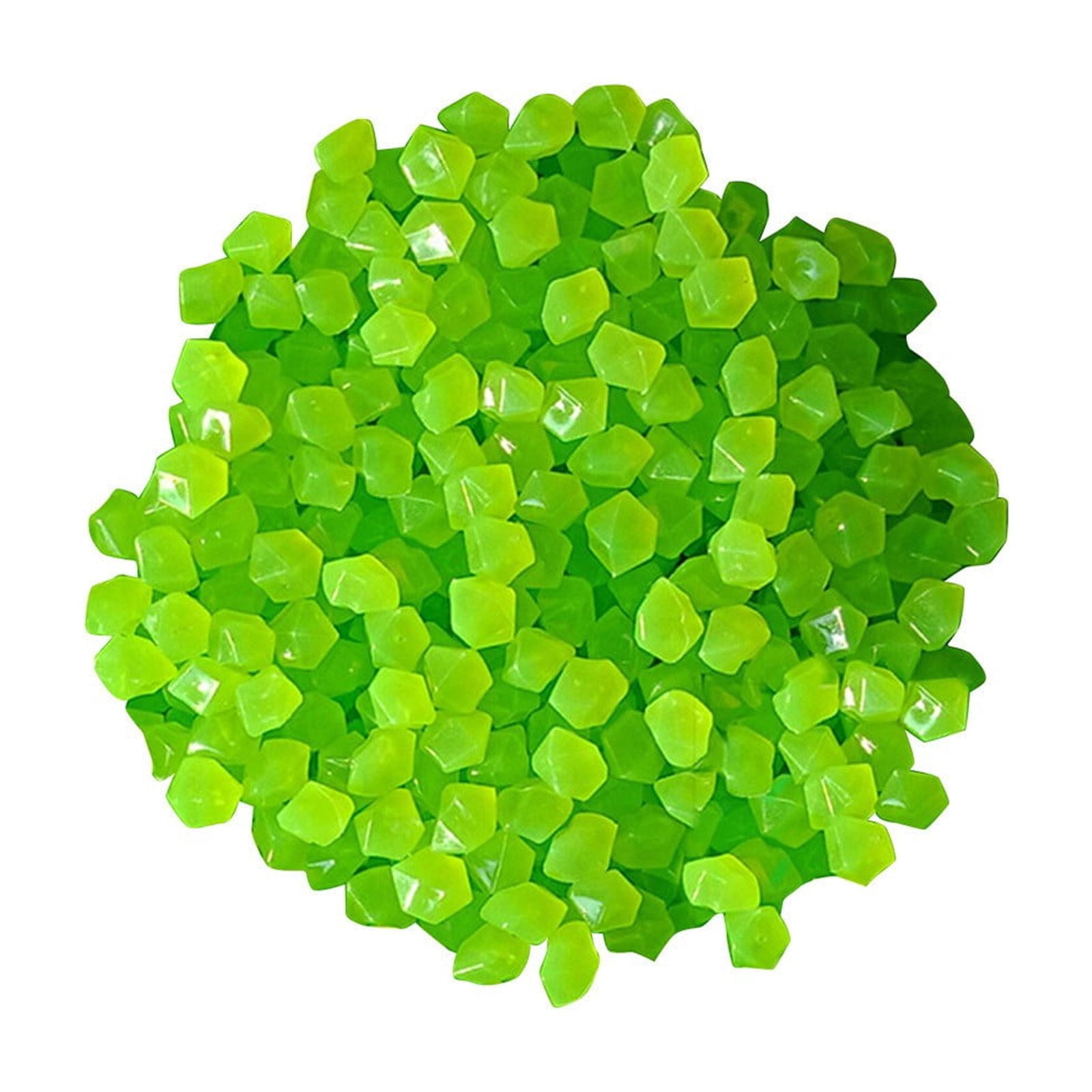 Roiihwy Small Aquarium Gravel Sand, Decorative Fish Tank Gravel, Glow in The Dark Rocks for Vase Fillers, Terrarium, Fairy Garden, Potted Plants