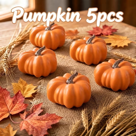 Roiihwy Small Pumpkins Decor, Halloween Decorations Mini Pumpkins for Fall Decor, White Pumpkins Perfect for Halloween Thanksgiving Decorations