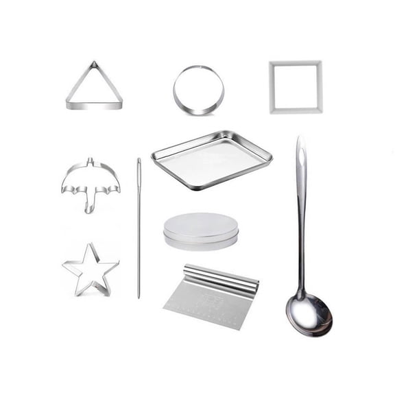 Roiihwy Stainless Steel Candy Making Cutters Set For Festivals And Daily Use Baking, B
