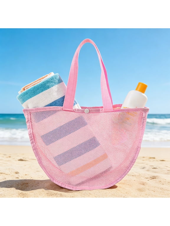 Versatile Beach Tote Bag, Waterproof and Sandproof Portable Beach Bag for Women for Storage of Toys, Shells, Clothes and Towels when Playing on the Beach