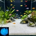 thumbnail image 1 of Roiihwy White Light In The Dark Aquarium Sand 2000 Luminous Grains, Luminous Fish Tank Gravel Decorative Stones for Bettas Shrimp Tank, 1 of 6