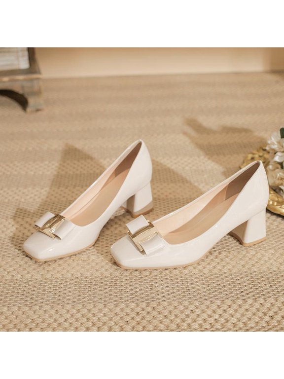 Women's Pumps, Ivory, 5 cm heel option, Supplier Size 37