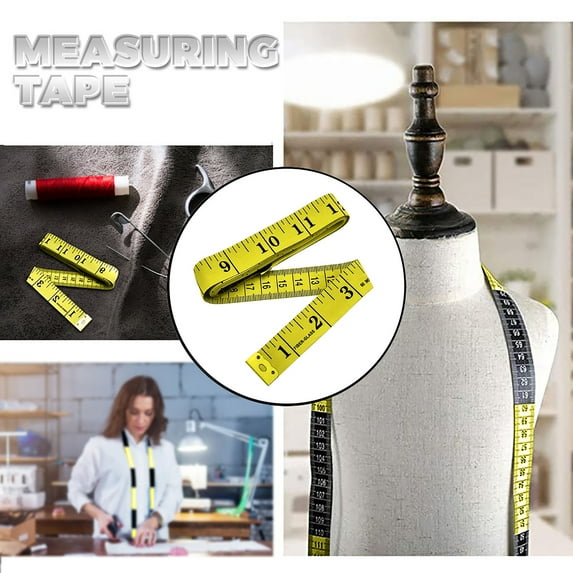 1.5 Meters 59 Inch Soft Plastic Ruler Tailor Cloth Measure Tape