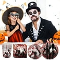 thumbnail image 1 of 16 Pcs Halloween Theme Tableware, Spooky Disposable Dinnerware with Plates, Napkins, Forks for Halloween Horror-Themed Events, and Haunted House Party Supplies, 1 of 5