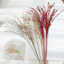 1Pcs Christmas Tree Ornaments, Artificial Glitter Berry Stem Ornaments Christmas Branches Picks for Xmas Tree Decorations Wreath Vases Fireplace Holiday Wedding Party Home Decor, 21.6x4in