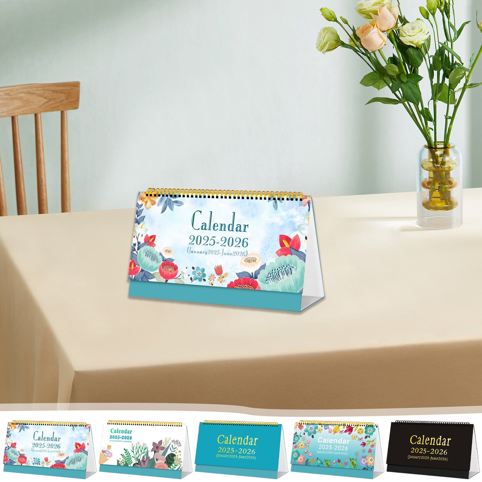 Rojia 20252026 Simplified Desktop Calendar Plan, Useful Cute Desk Date